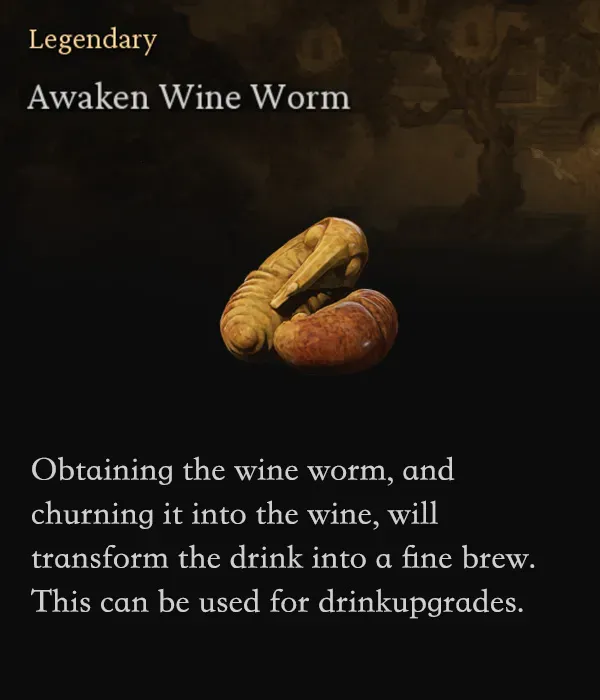 PC - Items - All Awaken Wine Worm